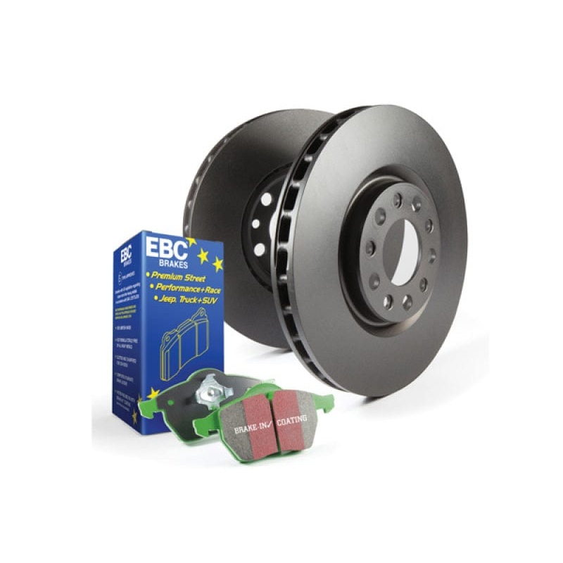 EBC S11 Kits Greenstuff Pads and RK Rotors Mazda3 2.3 and Mazda5 Front