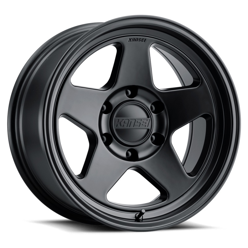 Kansei K12MB Knp 17×8.5in / 5×139.7 BP / 0mm Offset / 106.5mm Bore – Matte Black Wheel