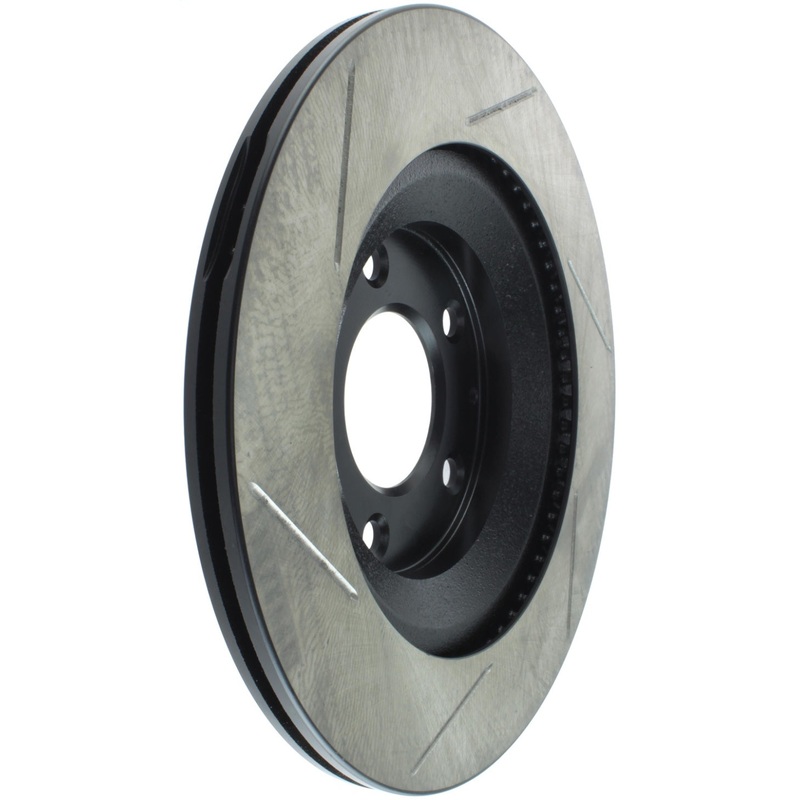 StopTech Power Slot 2003+ Mazda RX8 Slotted Left Rear Rotor – SPORT SUSPENSION ONLY