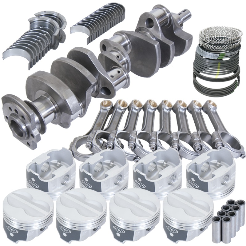 Eagle Chevy 350 3.750in Int Balance Crank 5.700in I-Beam Rod -10cc 4.030in Pistons Rotating Assembly