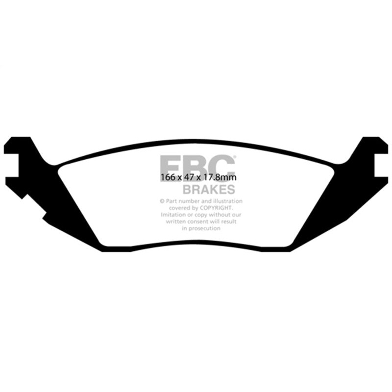 EBC 2019+ Ram 1500 Classic 3.6L/5.7L Yellowstuff Rear Brake Pads