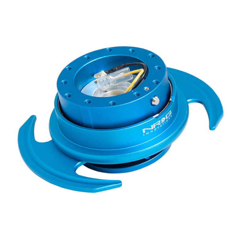 NRG Gen 3.0 Blue/Blue Ring Steering Wheel Quick Release