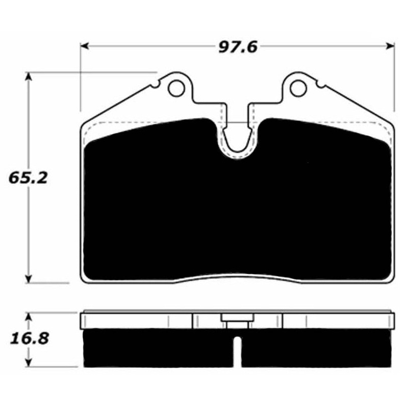 Porterfield Brake Pads for 1983 PORSCHE 911 Turbo