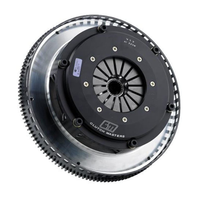 Clutch Masters 08-10 EVO X 2.0L Turbo 5 spd Street 8.5″ Twin Disc Clutch Kit w/ Steel FW Push Type