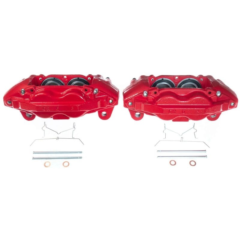 Power Stop 16-21 Toyota Sequoia Front Red Calipers – Pair