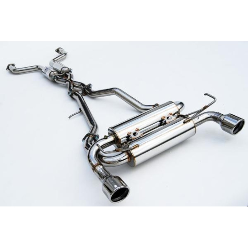 GEMINI ROLLED STAINLESS STEEL TIPS CAT-BACK (INFINITI 09-13 FX35/37 2WD/AWD) HS09IFXGIS