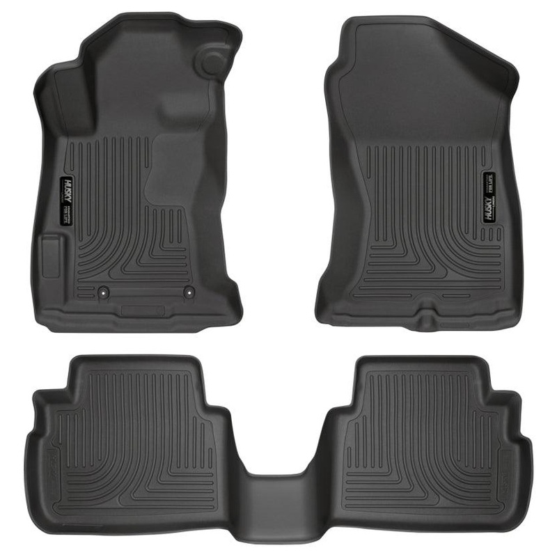 Husky Liners 2017 Subaru Impreza Weatherbeater Black Front & 2nd Seat Floor Liners