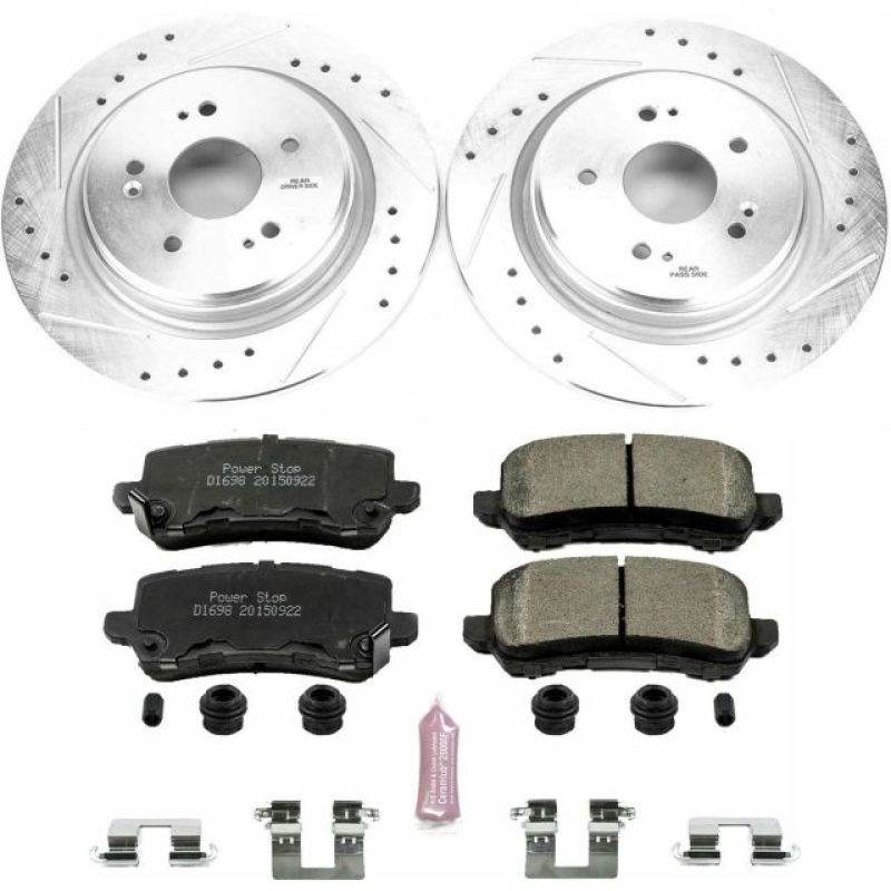 Power Stop Rear Z23 Evolution Sport Brake Kit Acura TLX 15-2019 | K7216