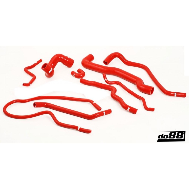 SAAB 9-3 Turbo T7 99-03 Coolant hoses Red