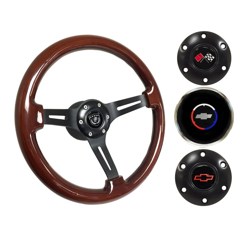 1969-87 El Camino Steering Wheel Kit | Walnut Wood | ST3027