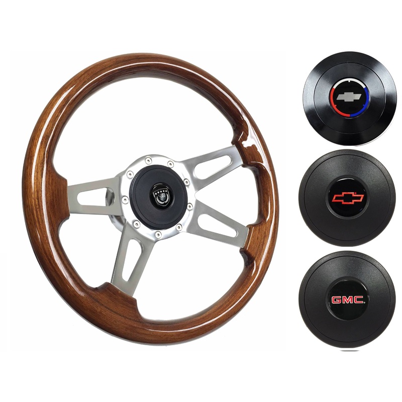 1974-94 Chevy Truck, GMC Steering Wheel Kit | Walnut Wood | ST3080