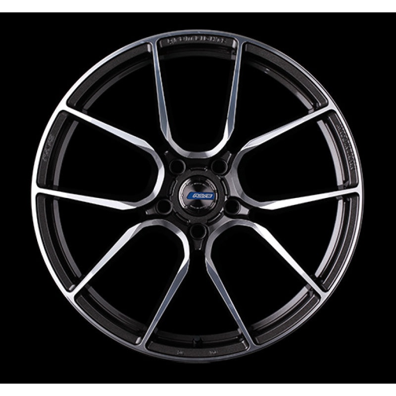Gram Lights 57ANA 19X8.5 +36 5-114.3 SUPER DARK GUNMETAL DC MACHINING