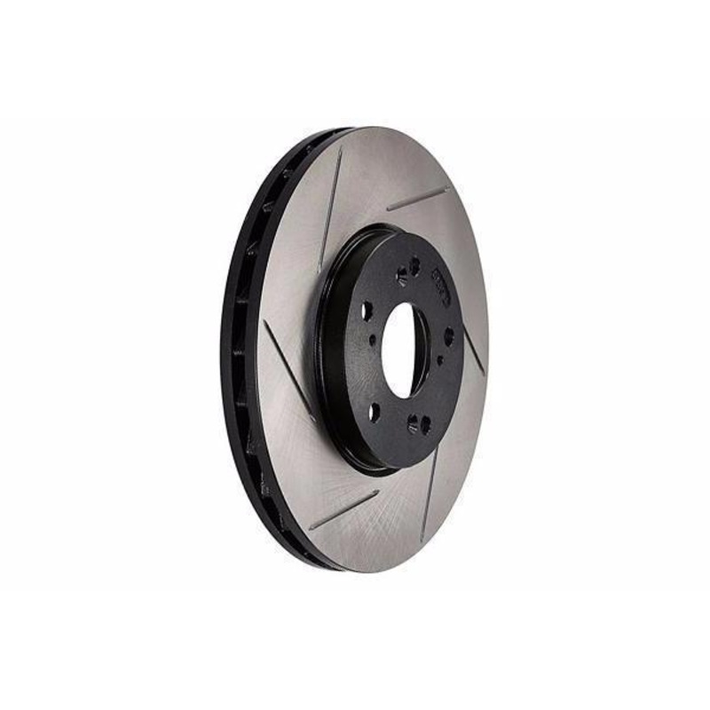 StopTech Slotted Sport Rotor – Front Left | 2015-2017 Ford Mustang GT (123.61116SL)