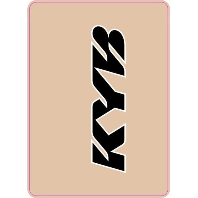Upper Fork Decal Kyb Black By D’Cor