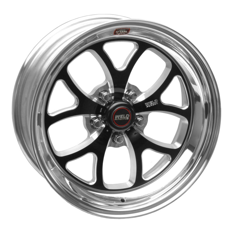 Weld S76 17×7 / 5×4.5 BP / 4.9in. BS Black Wheel (Low Pad) – Non-Beadlock