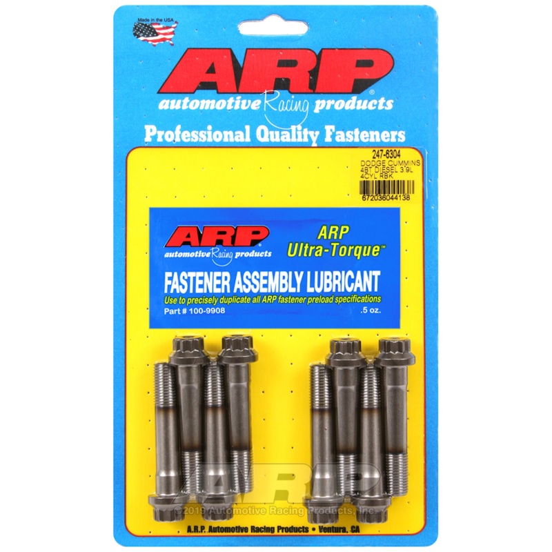 ARP Dodge Cummins 3.9L 8V ARP2000 Rod Bolt Kit