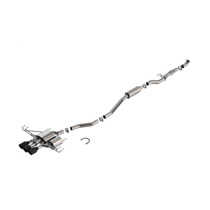 Borla ATAK Cat-Back Exhaust w/ Coated Black Tips – 2023+ Acura Integra Type-S (DE5)