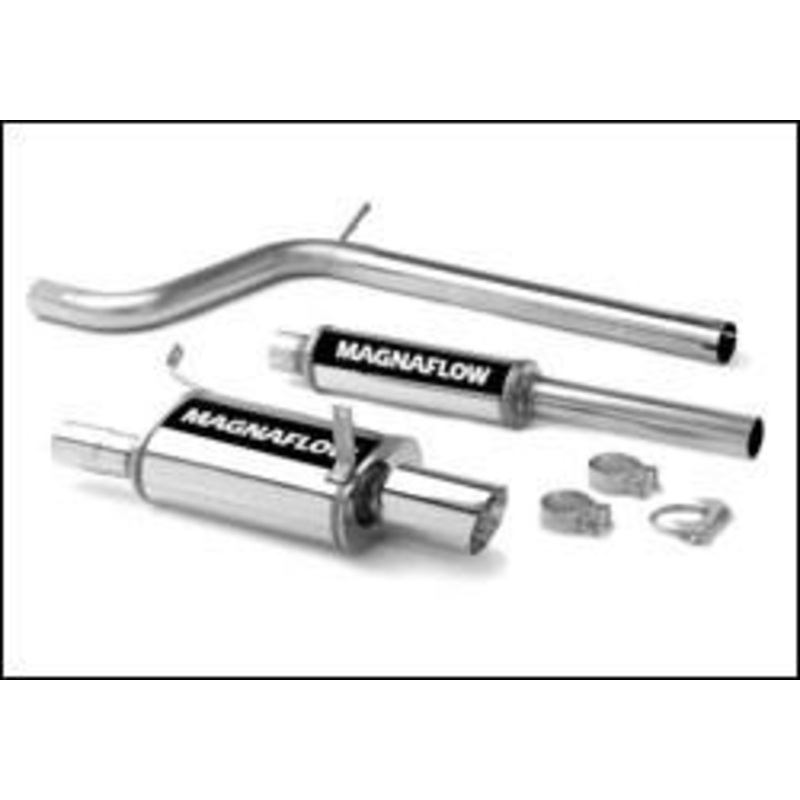 2006-2008 Mitsubishi Eclipse Cat Back Exhaust; Single Rear Exit by Magnaflow (16657)