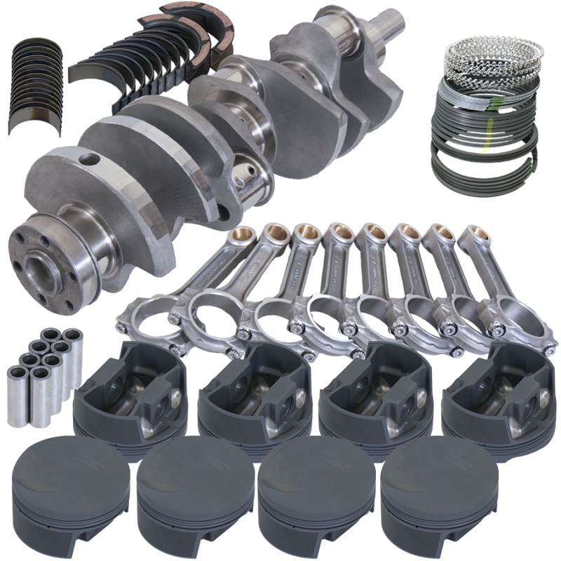 Eagle Ford 351C 3.850in Crank 6.000in I-Beam Rods -3cc Flat Top 4.030in Pistons Rotating Assembly