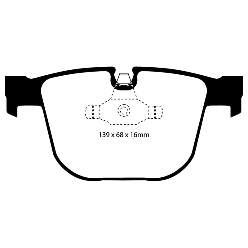 EBC 08-10 BMW M3 4.0 (E90) Bluestuff Rear Brake Pads