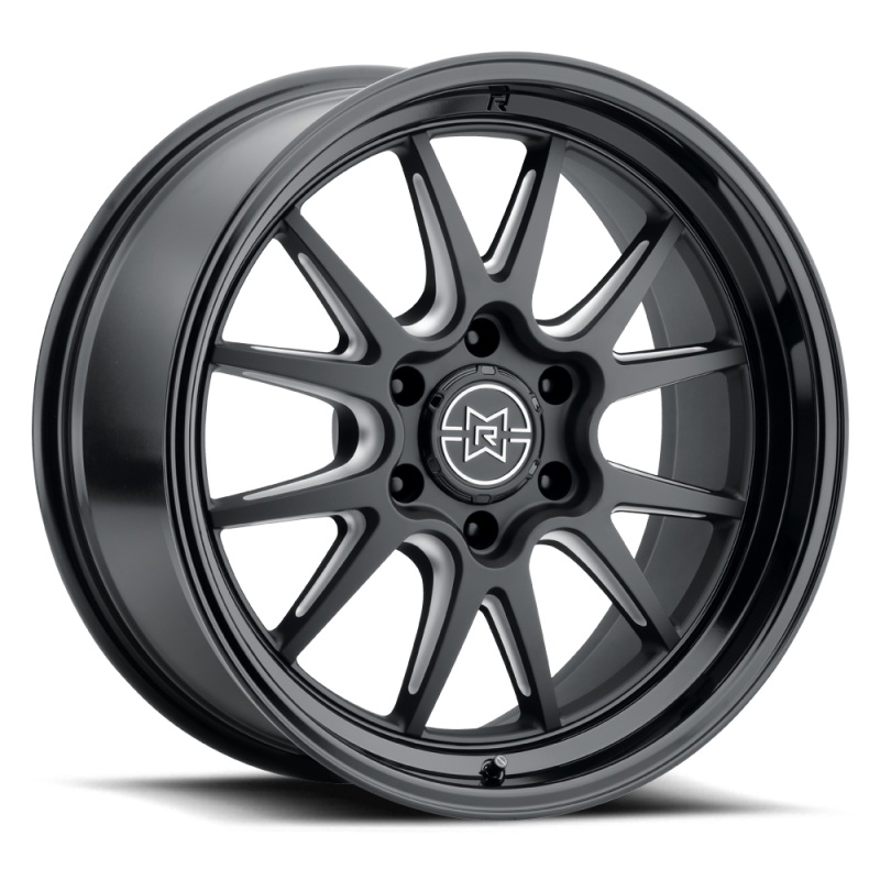 Method Raised MR802 20×12 / 8×180 BP / -40mm Offset / 124.1mm Bore – Double Black Milled Wheel