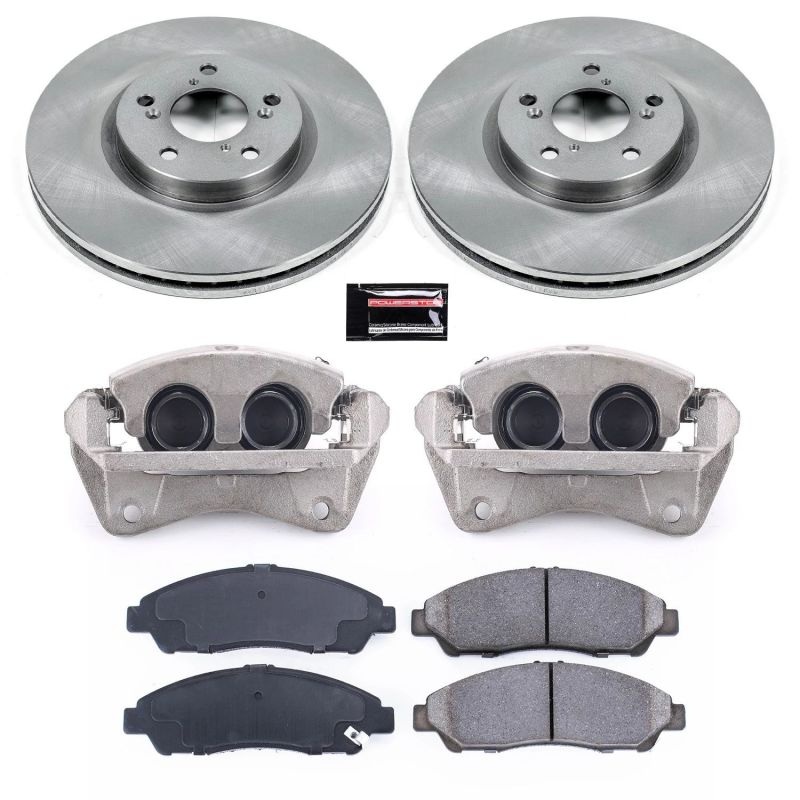 Power Stop Front Autospecialty Brake Kit w/ Calipers Honda Pilot 2009-2015 | KCOE5370A
