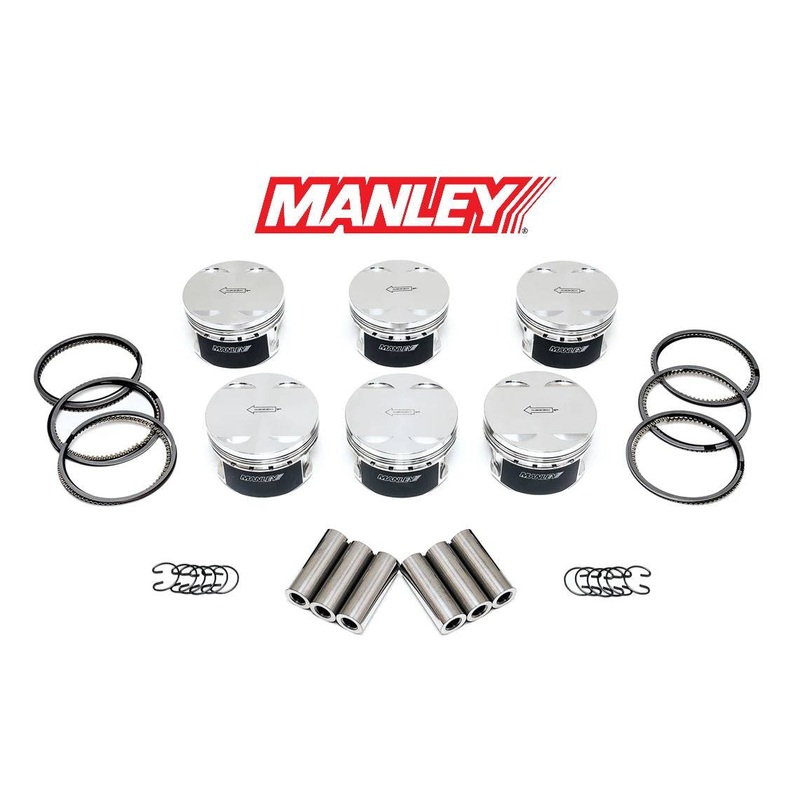 Manley Extreme Duty Forged Pistons Toyota Supra MK4 2JZGTE 2JZ-GTE 2JZ-GE 86mm STD -10 cc 9.0:1