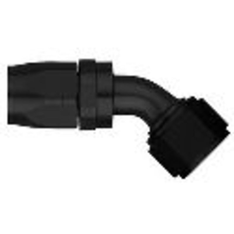 Startlite Fitting; -08AN Hose Size; 45 deg. Elbow