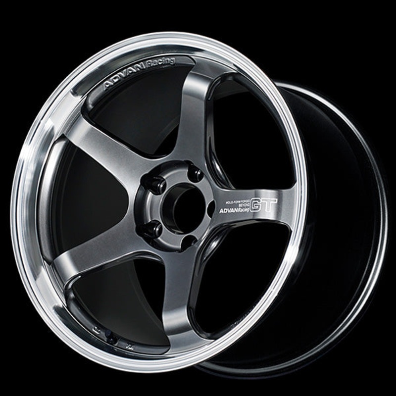 Advan GT Beyond Wheel – 17×7.5 +35 | 4×98 | Machining & Hyper Platinum Black
