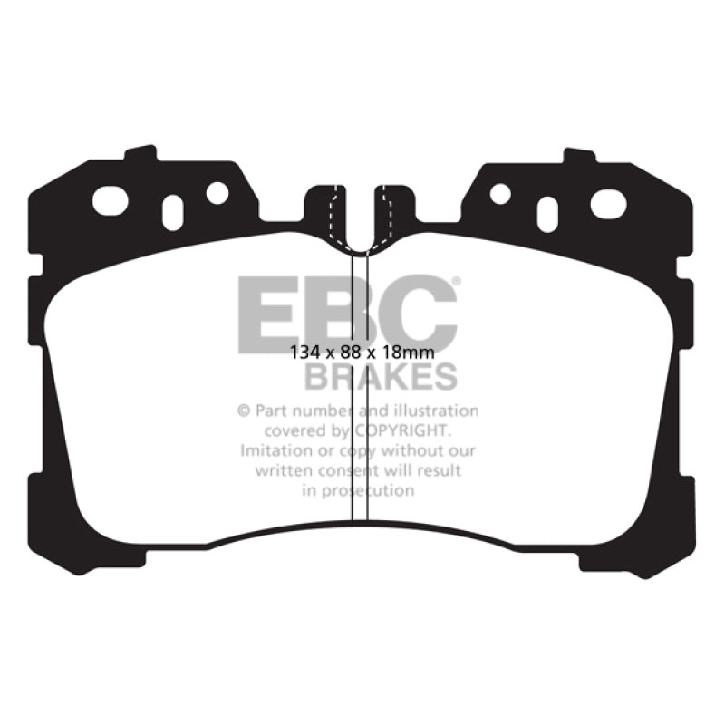EBC 07+ Lexus LS460 4.6 Yellowstuff Front Brake Pads