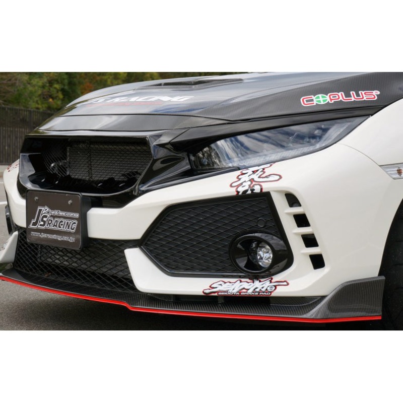 J’s Racing Front Sports Grill – 2017-2021 Honda Civic Type R (FK8)