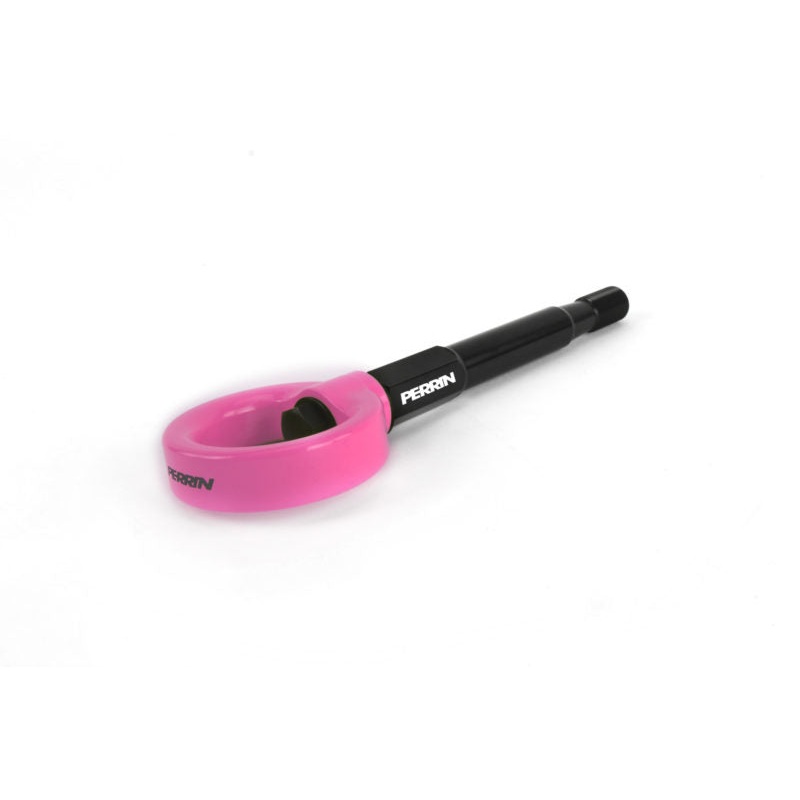 Perrin Rear Tow Hook Kit Hyper Pink Subaru Forester 2014-2023 | PSP-BDY-253HP