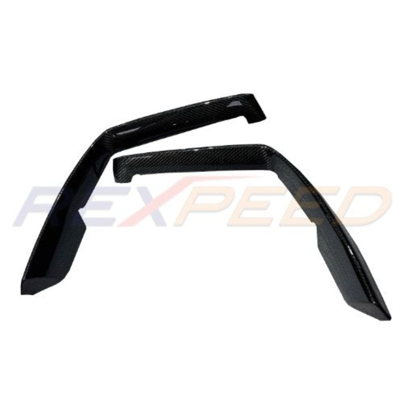 Rexpeed 2020+ Supra GR Dry Carbon Front Side Bumper Covers | Gloss | TS83