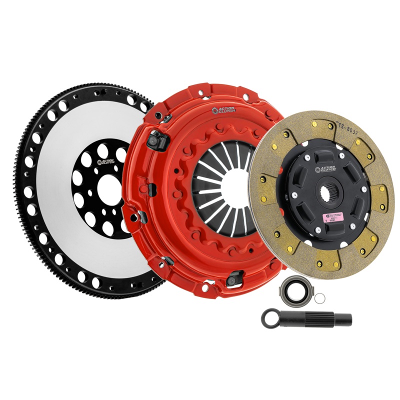 Stage 2 Clutch Kit (1KS) for Honda Civic 1989 1.5L/1.6L (D15, D16) 210mm, 20 Spline UPGRADE KIT Includes Lightened Flywheel