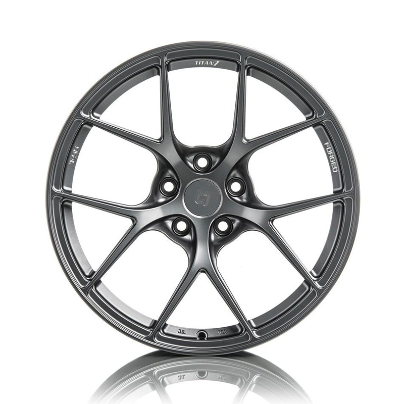 Titan 7 T-S5 Wheel 18×10.5 5×120 34mm Satin Titanium