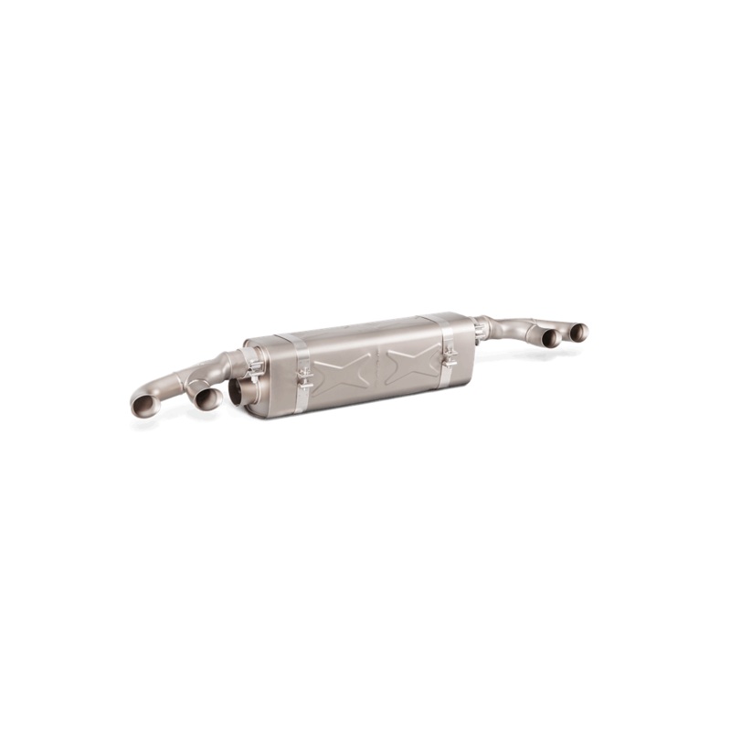 Akrapovic 16-17 Porsche 911 Turbo/Turbo S (991.2) Slip-On Line (Titanium) (Req. Tips/Diffuser)