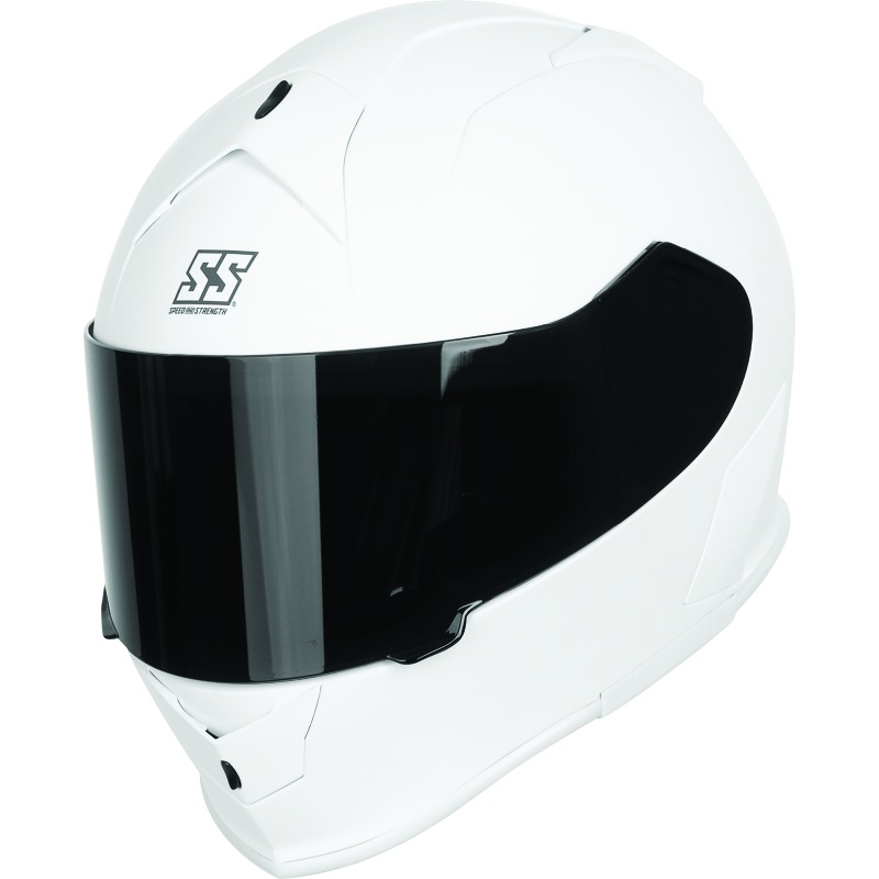 Speed Helmet and Strength SS900 Solid Speed Helmet Matte White – Large