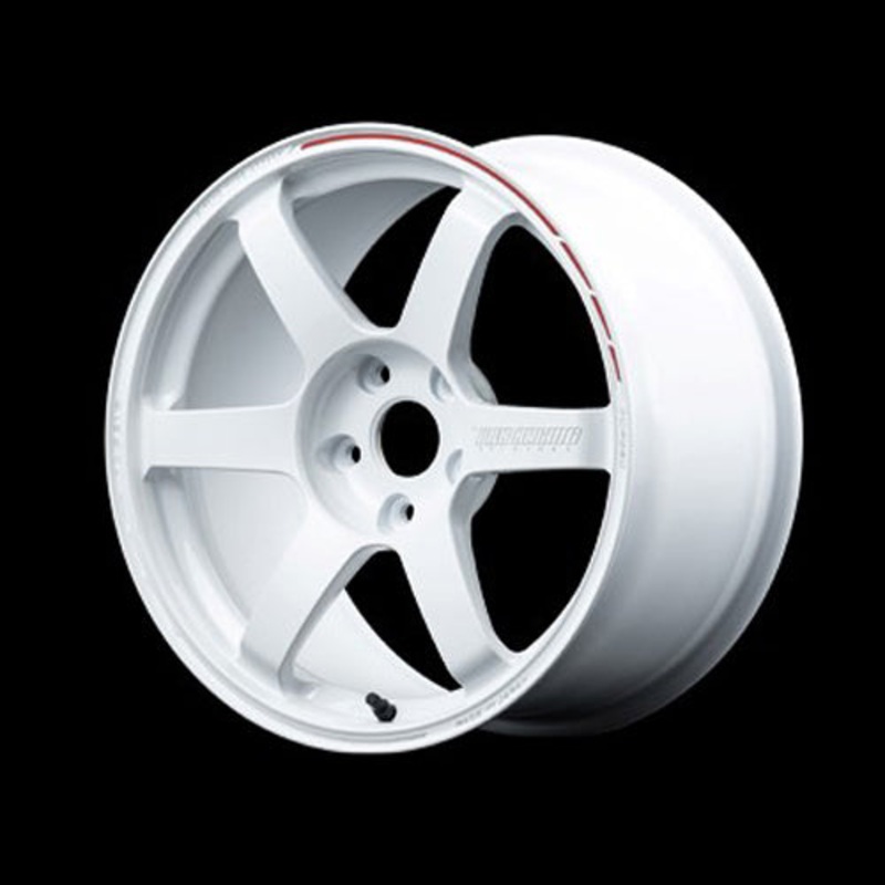 Volk Racing TE37 Saga S-Plus Time Attack Wheel – 17×7.5 +45 | 5×114.3 | Dash White / REDOT