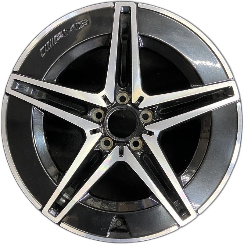 18″ MERCEDES C-CLASS 22-24 206 Type Sedan 18×7.5 5 spoke double spoke Original OEM Wheel Rim