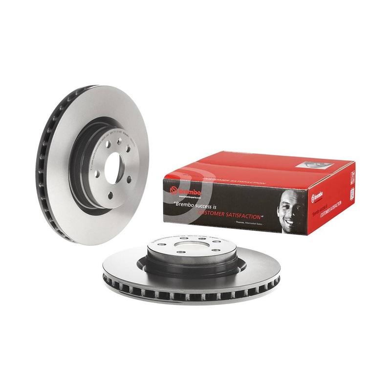 Brembo 12-18 Tesla S Front Premium UV Coated OE Equivalent Rotor