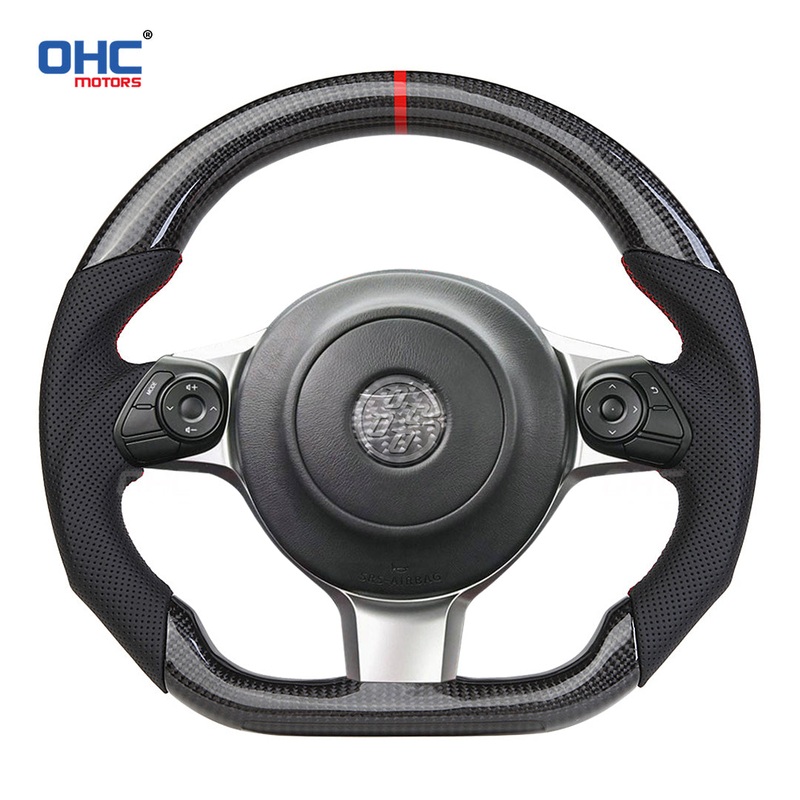 OHC Motors Carbon Fiber Steering Wheel for 16+ Toyota GR86 Subaru BRZ Scion FR-S