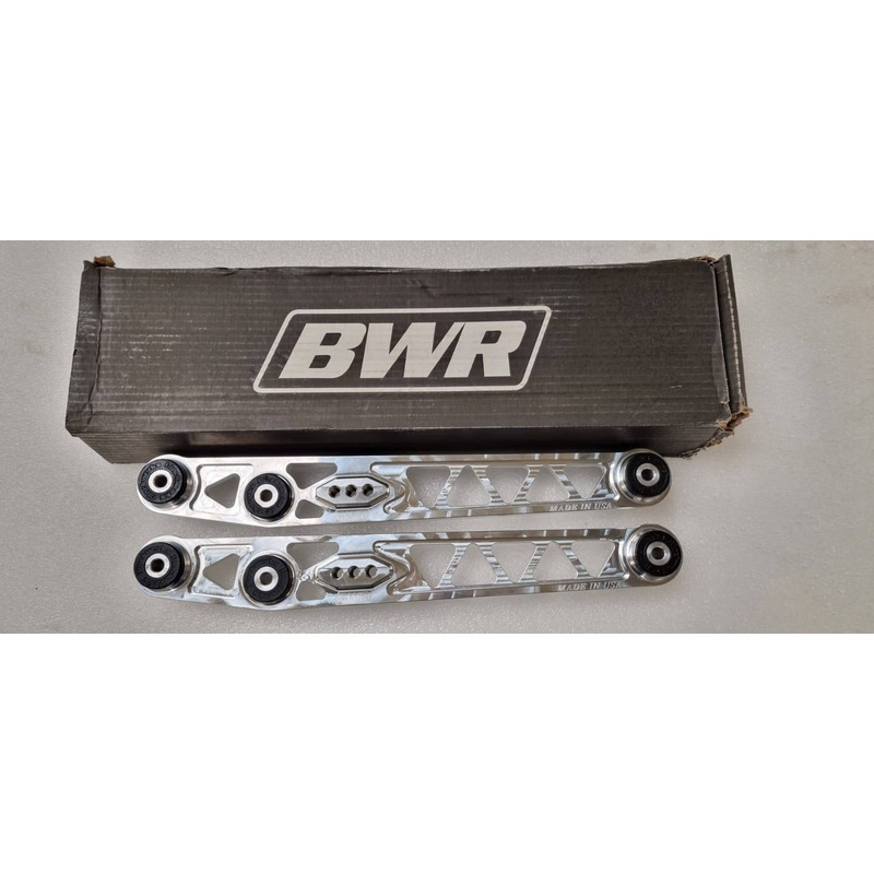 BWR Honda Civic EK Billet LCA (lower control arms) Polished Fits: 1996-2000 Honda Civic (all) Open Box
