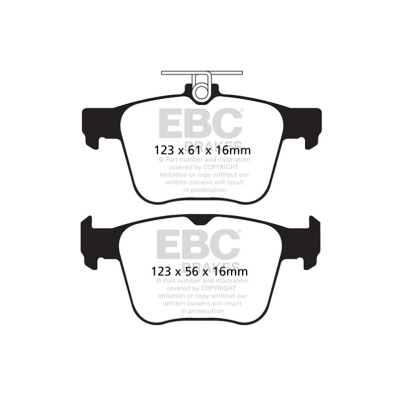 EBC 14-20 Audi S3 2.0 Turbo Redstuff Rear Brake Pads