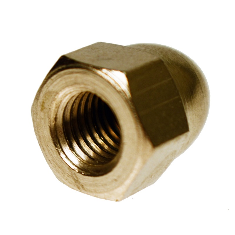 HI Crown Acorn Nut Nickel Plated