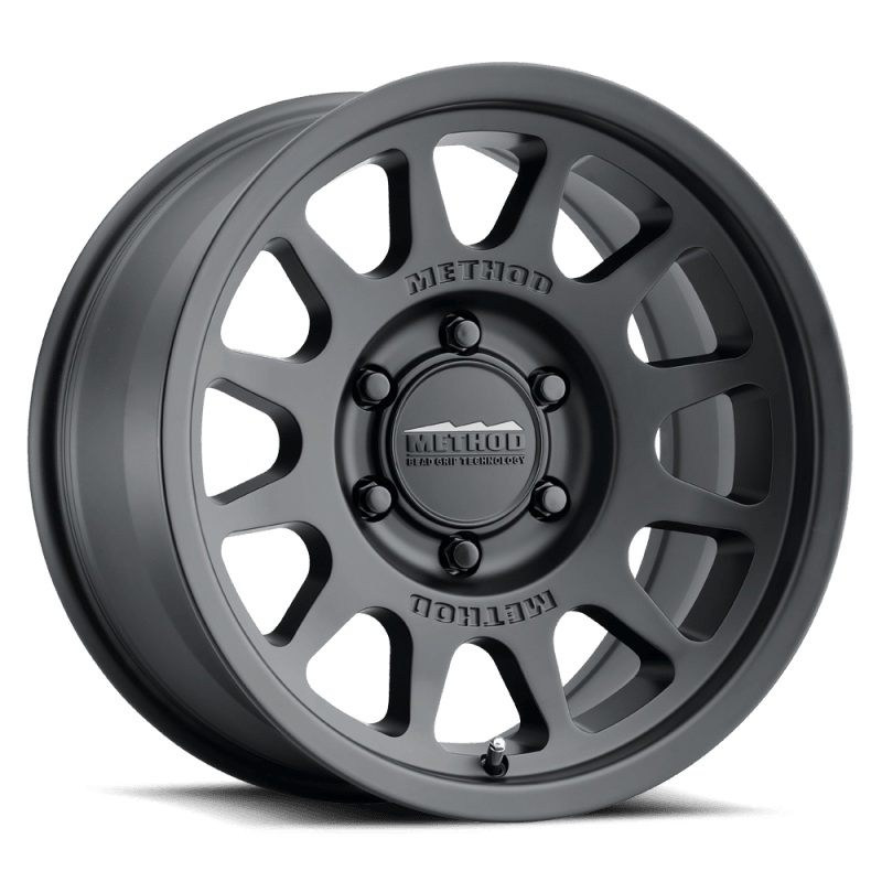 Method MR703 16×8 0mm Offset 6×5.5 106.25mm CB Matte Black Wheel