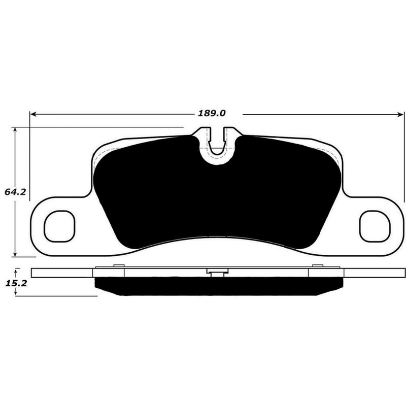Porterfield Brake Pads for 2014 PORSCHE CAYENNE Ceramic Discs