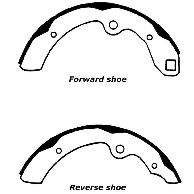Porterfield Brake Shoes for 1970 NISSAN 240Z