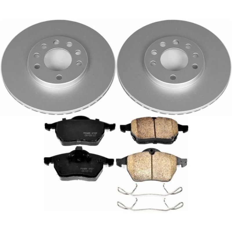 PowerStop Power Stop 97-98 Saab 900 Front Z23 Evolution Sport Coated Brake Kit
