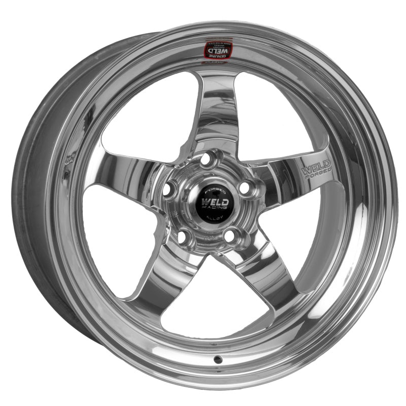 Weld S71 18×7 / 5x115mm BP / 4.1in. BS Polished Wheel (High Pad) – Non-Beadlock