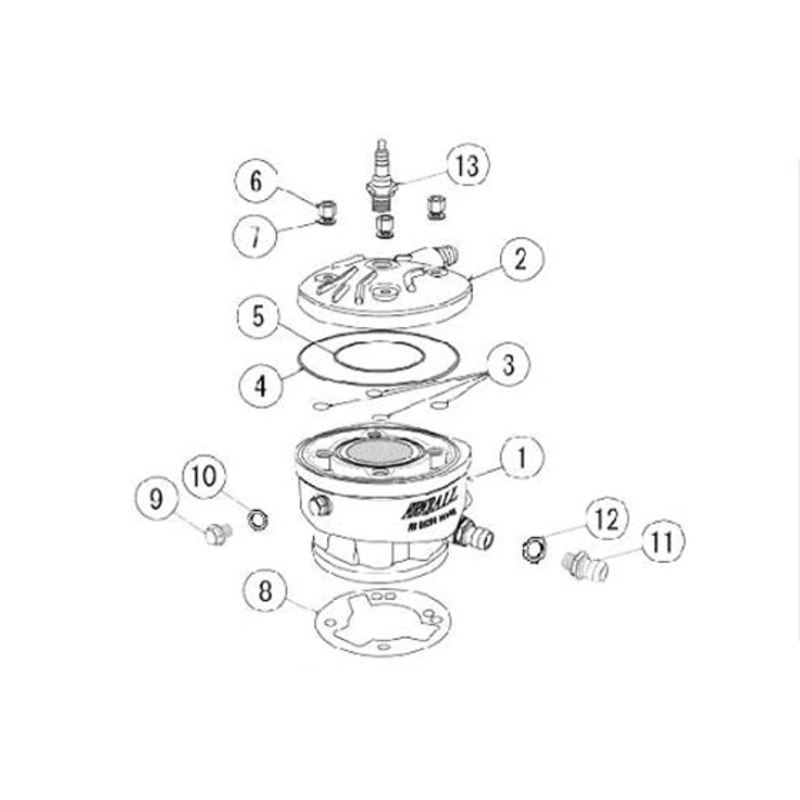 8. PRD-2096 Base Gasket (.1mm)*